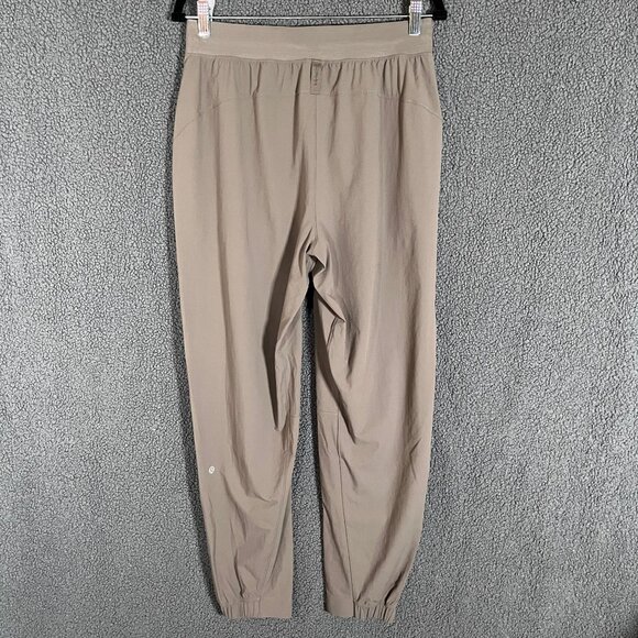 Lululemon License to Train High Rise Joggers Pants - Women's Size 8 - Nomad Tan - Picture 3 of 7